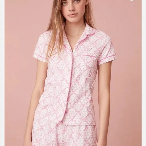 Roller rabbit x LoveShackFancy pajamas size L NEW WITH TAGS - Picture 4 of 5